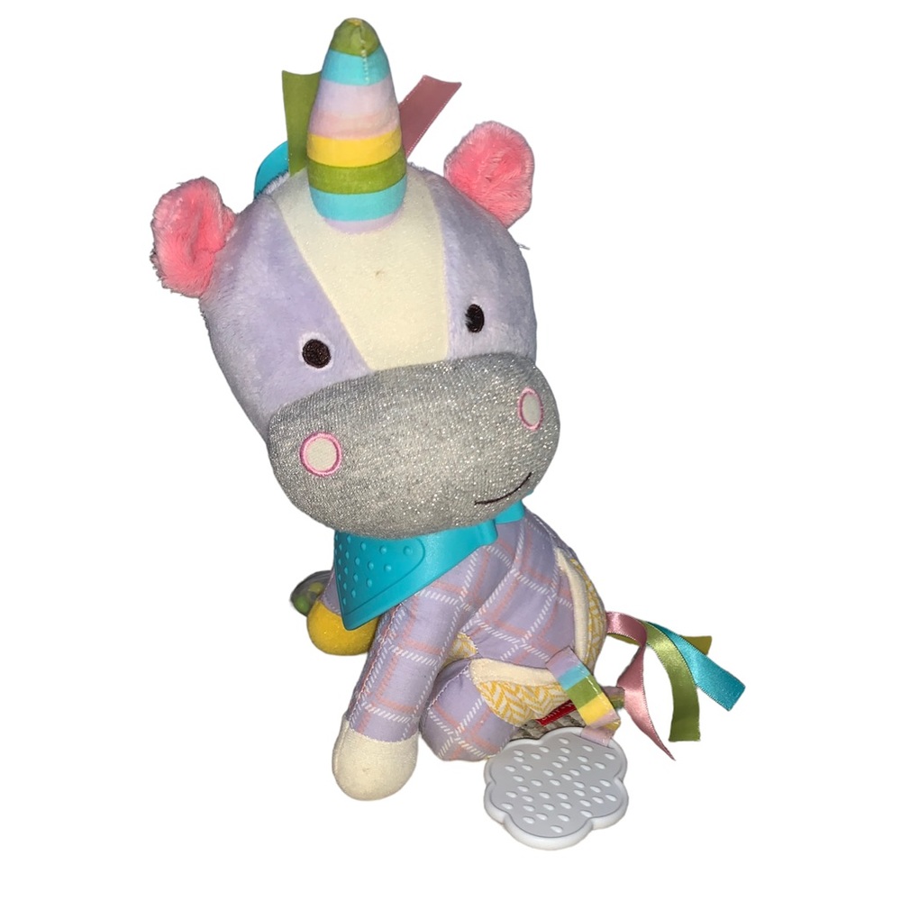 Skip Hop Bandana Buddy unicorn. EUC.